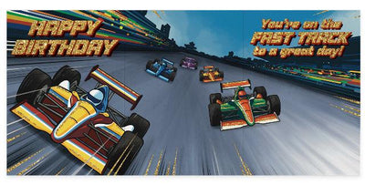 Race Car Greeting Card Birthday