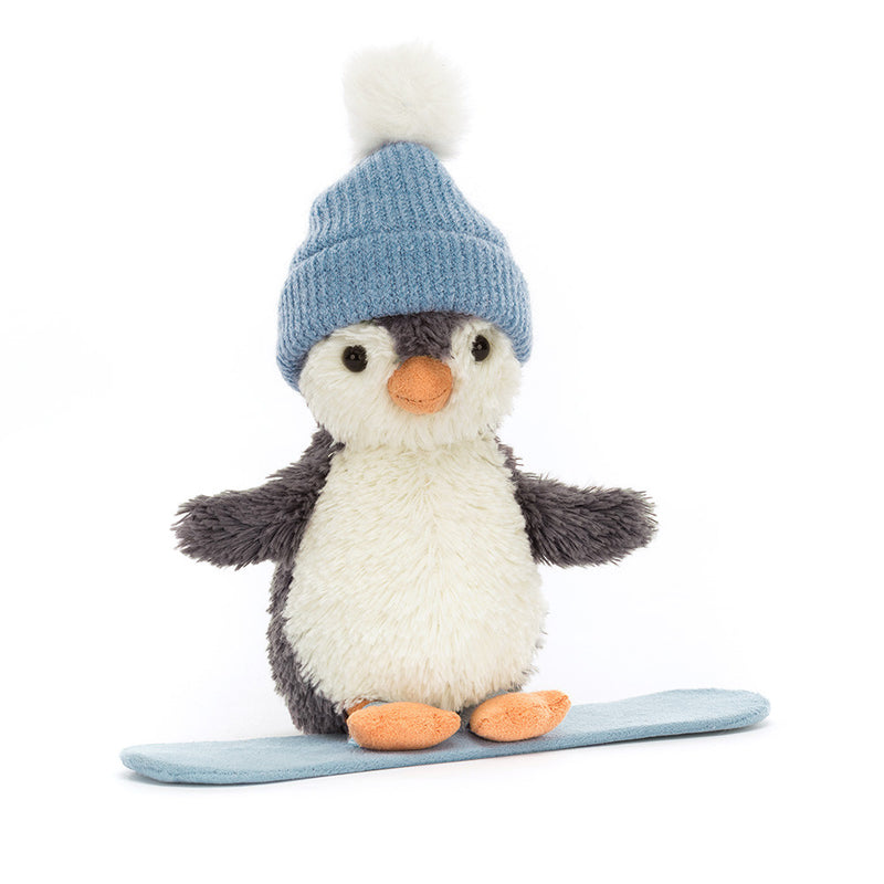 Peanut Penguin Snowboarding-Jellycat LIMIT OF 1 PER CUSTOMER