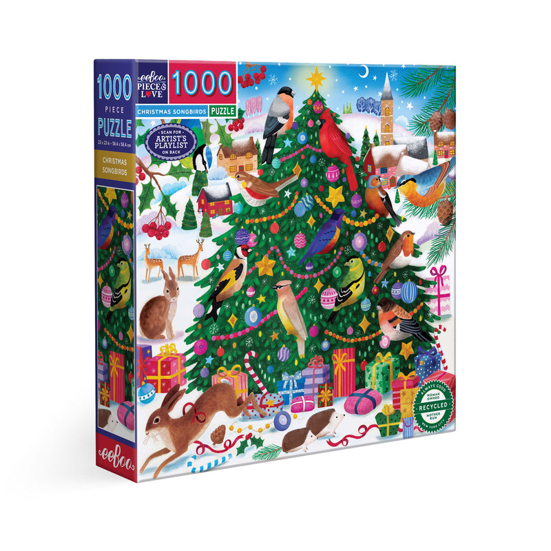 Christmas Songbirds 1000 Sq Puzzle