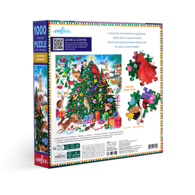 Christmas Songbirds 1000 Sq Puzzle