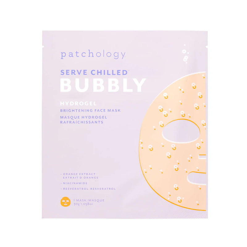 Served Chill Bubbly - Brightening Hydrogel Face Sheet Mask