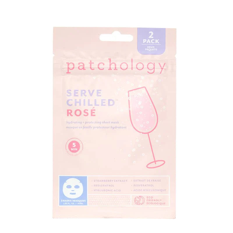 Rosé Served Chill - Hydrating Face Sheet Mask 2 Pack