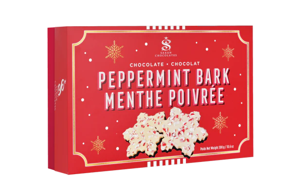 Peppermint Bark Snowflake Box (12 pcs.)