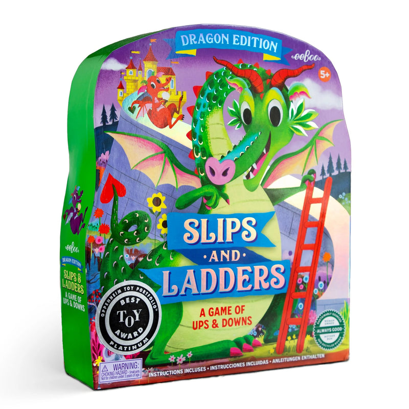 Slips & Ladders Dragon Shaped Game