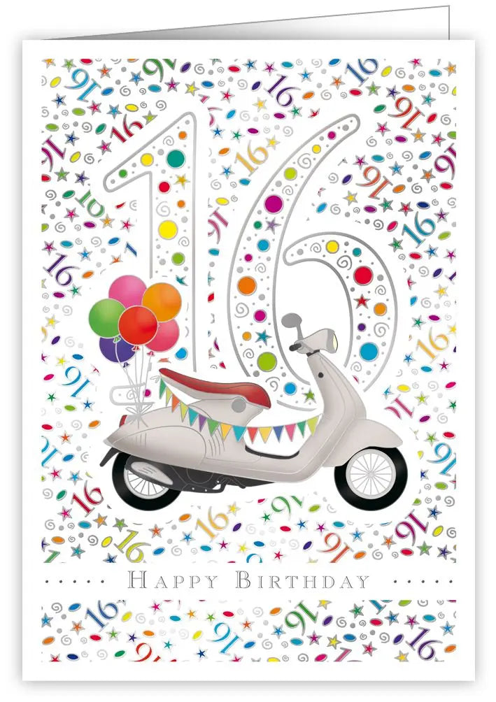 16 Birthday Card