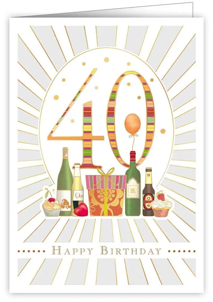 40 Birthday Card