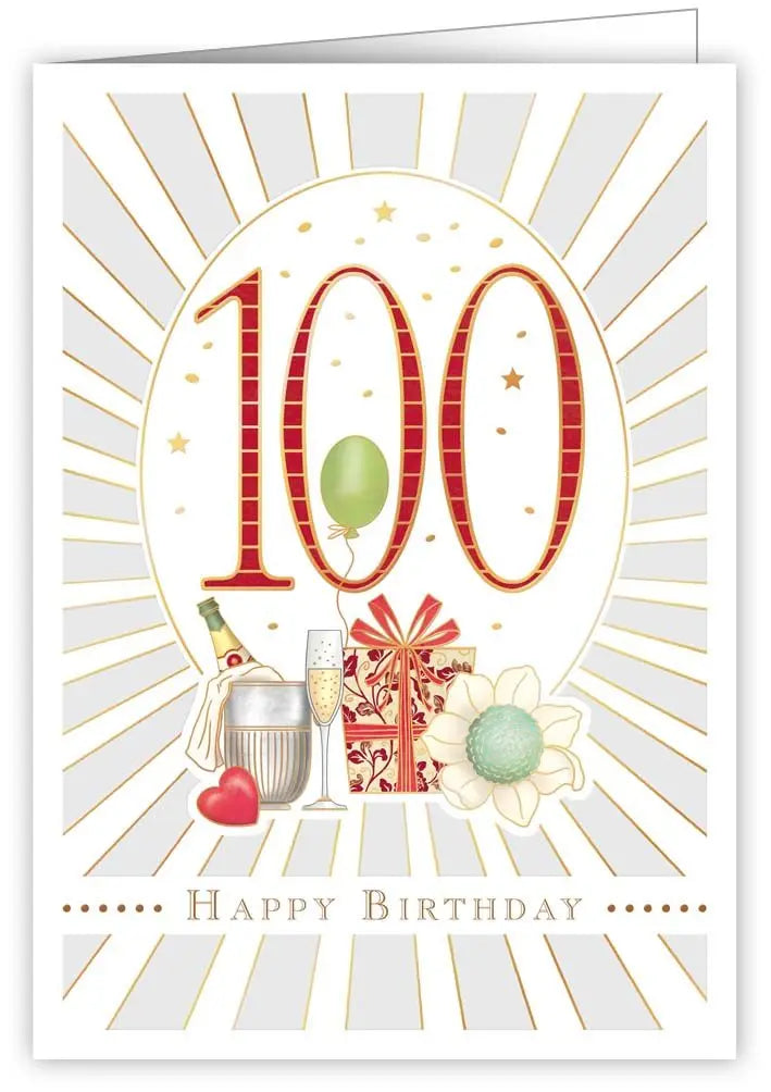 100 Birthday Card