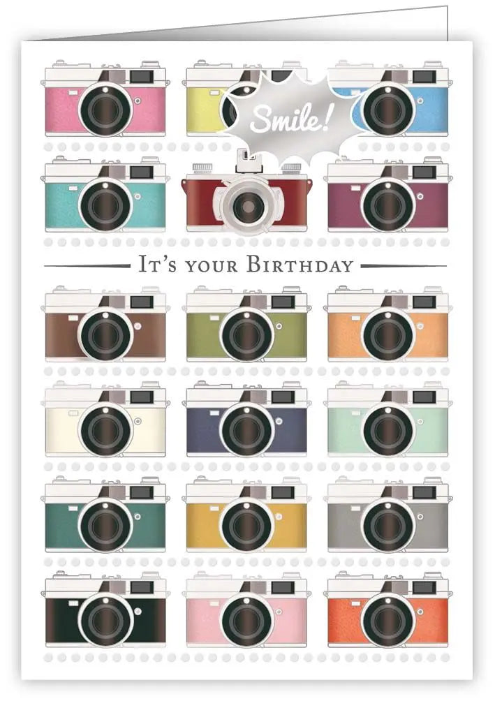 Camera Themed Birthday Card