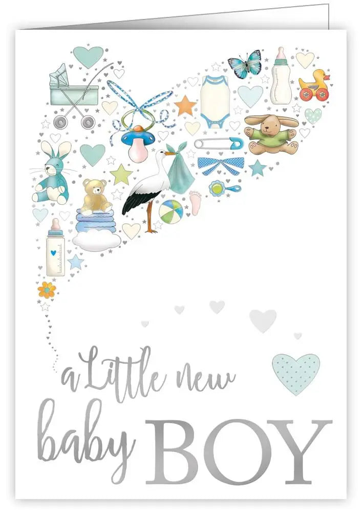 A little new baby boy Card