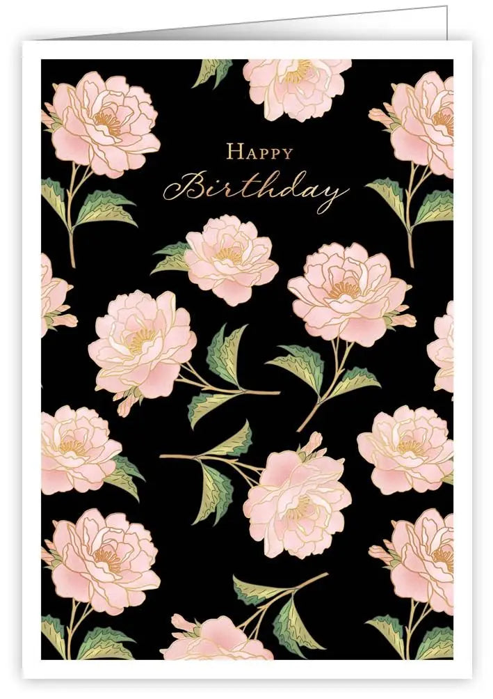 Flowers Happy Birthday Card