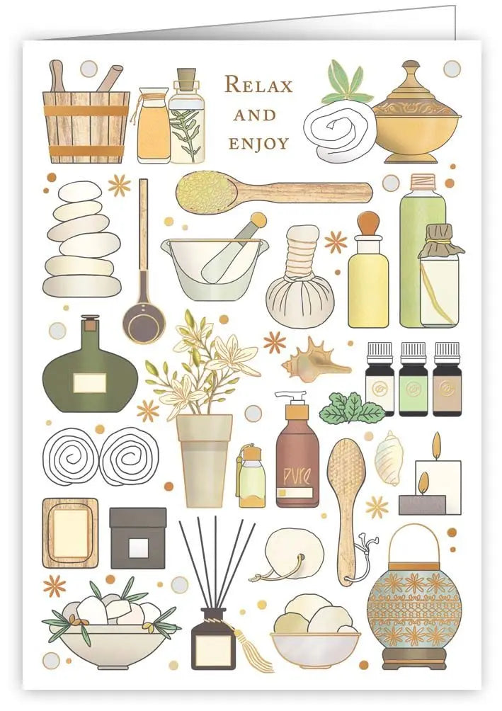 Relax and Enjoy Birthday Card