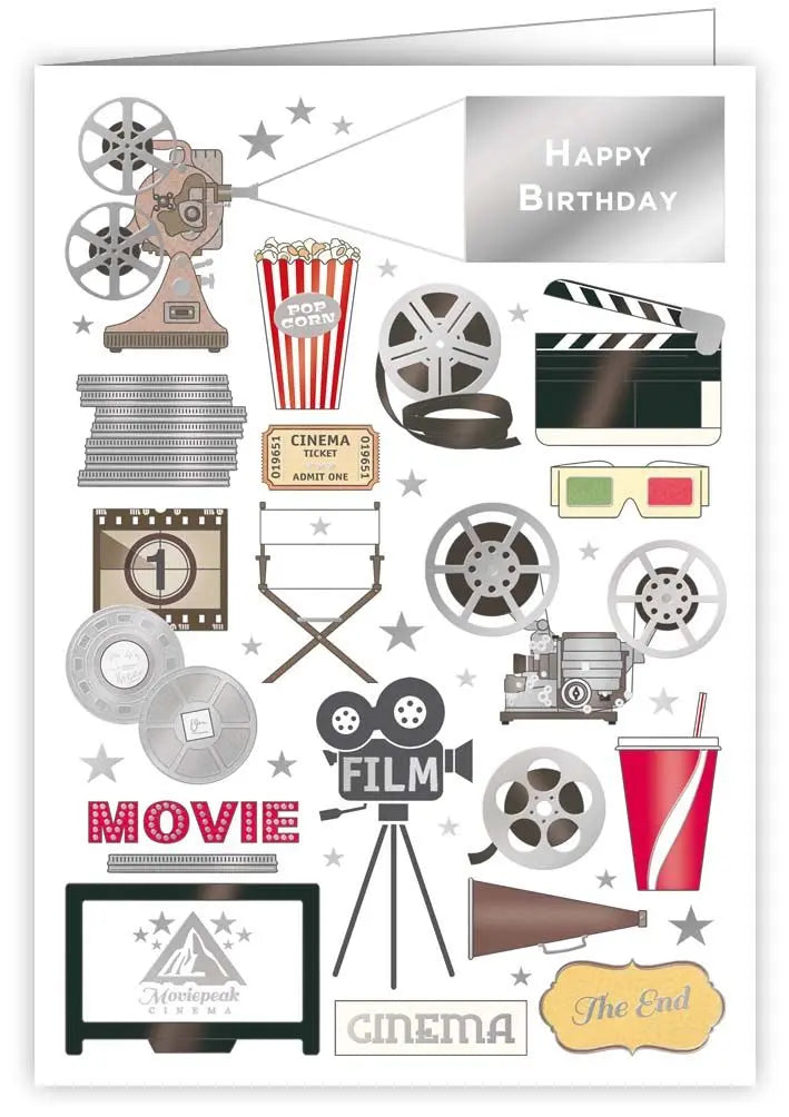 Movie Themed Birthday Card