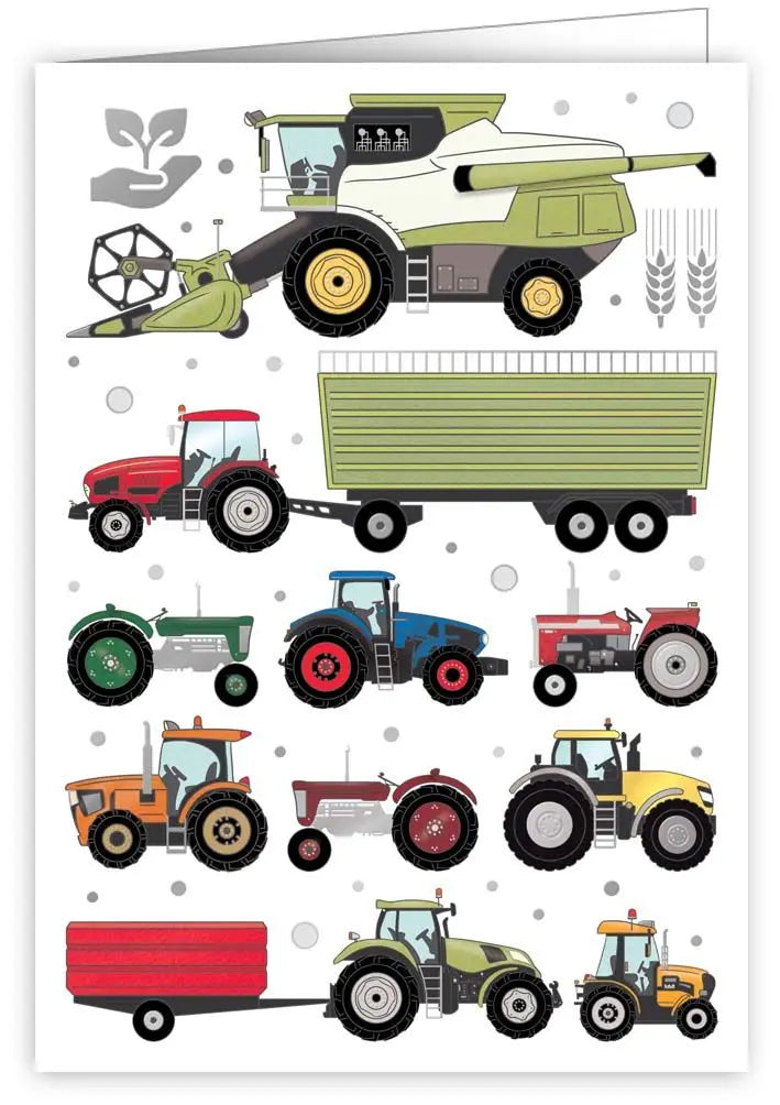 Tractors Card