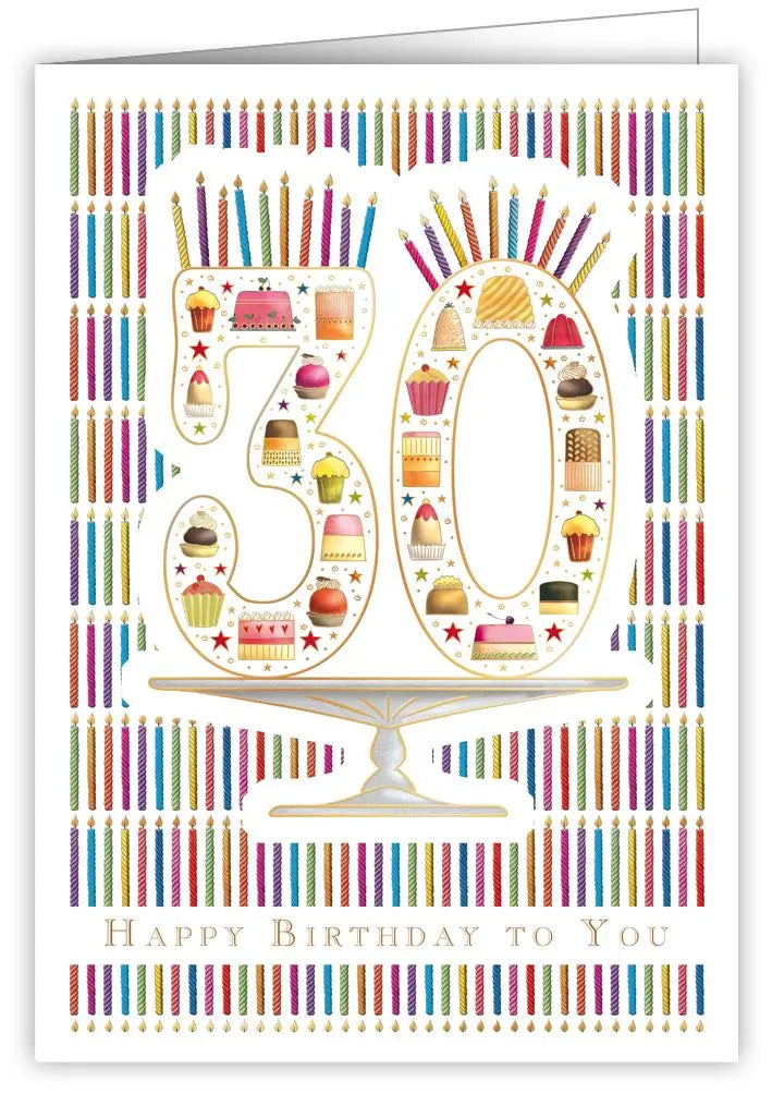 30 happy birthday to you Card