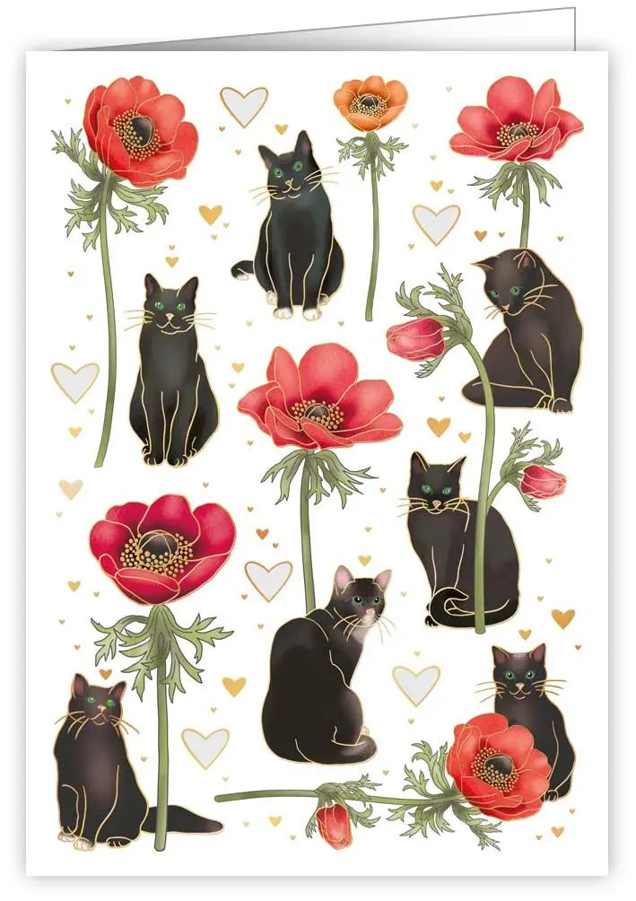 Black Cats Card