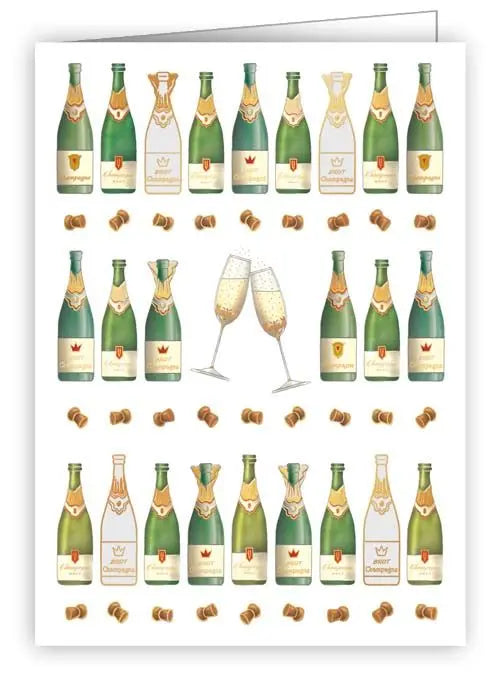 Champagne Enclosure Card