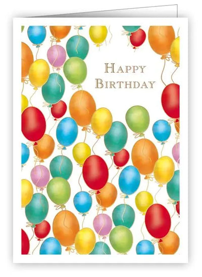 Happy birthday - Balloons Enclosure Card