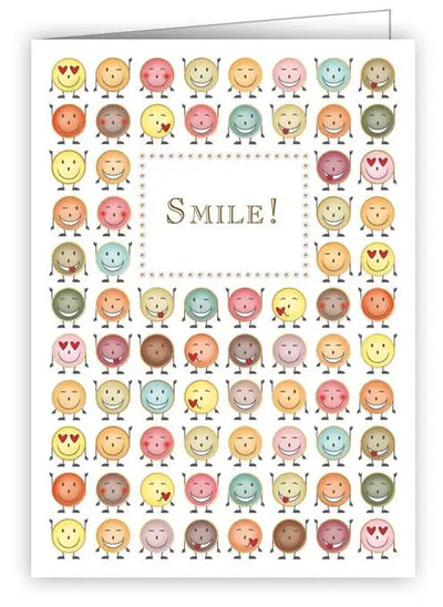 Smiley faces  Enclosure Card