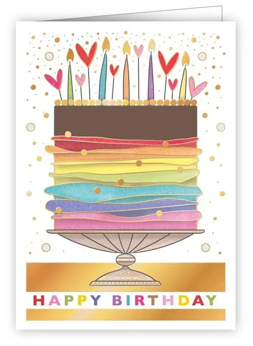 Birthday Cake Enclosure Card