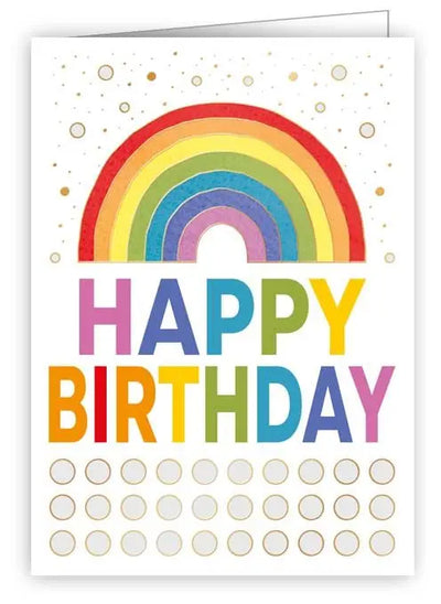 Happy birthday - Rainbow Enclosure Card