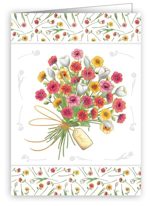 Flowers Bouquet Enclosure Card