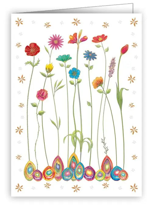 Tall Flowers Enclosure Card