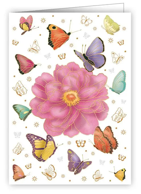 Flowers and butterflies Enclosure Card