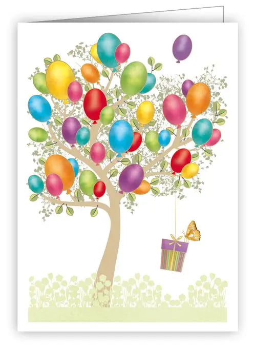 Balloon Tree Enclosure Card