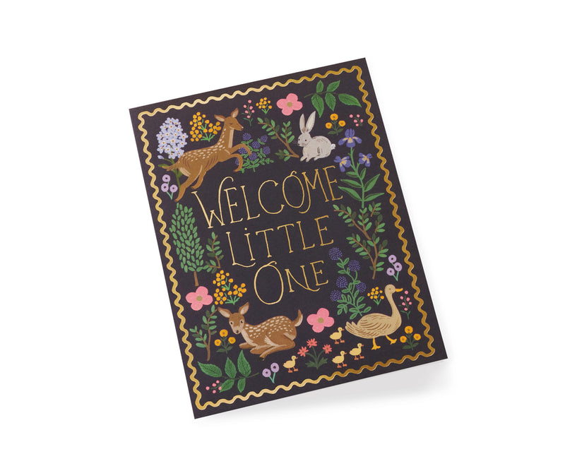 Woodland Welcome Baby Card