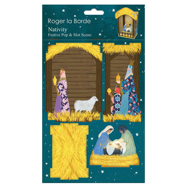 Nativity Diorama Pop And Slot 3D Advent Calendar by Roger La Borde