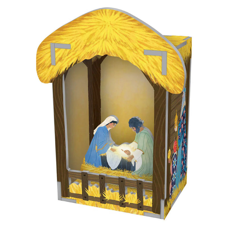 Nativity Diorama Pop And Slot 3D Advent Calendar by Roger La Borde