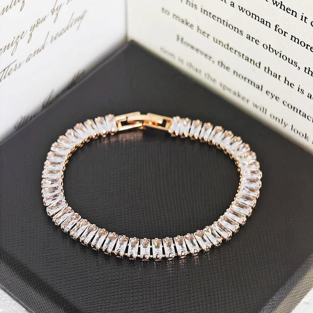 Gold Sparkle Rhinestone Bracelet