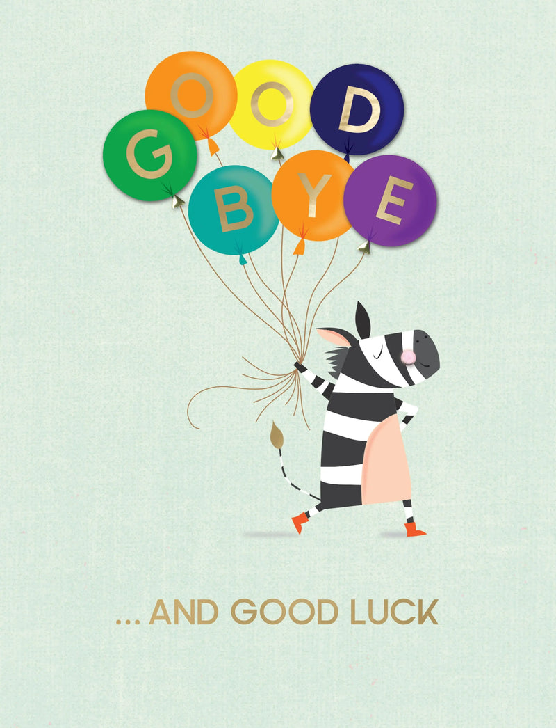Jumbo Goodbye… and good luck Card