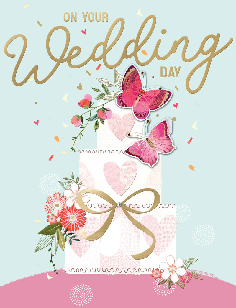 Jumbo On your wedding day Card