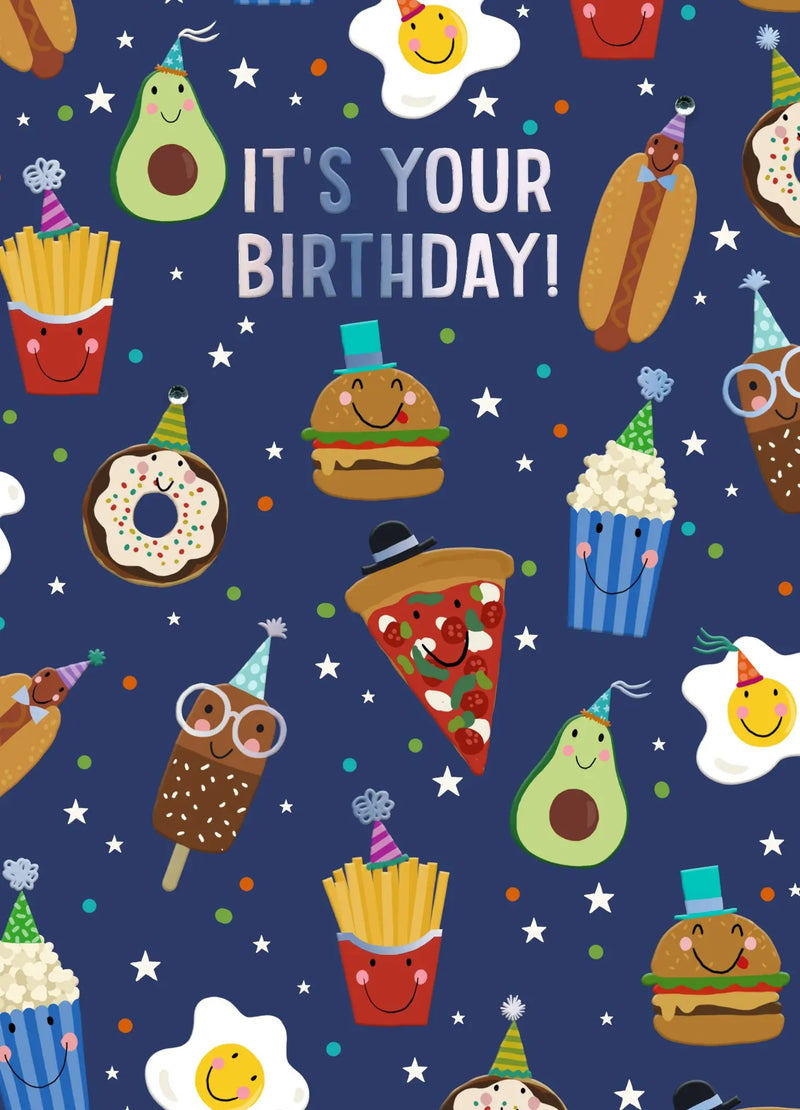 Fun Foods Birthday Card