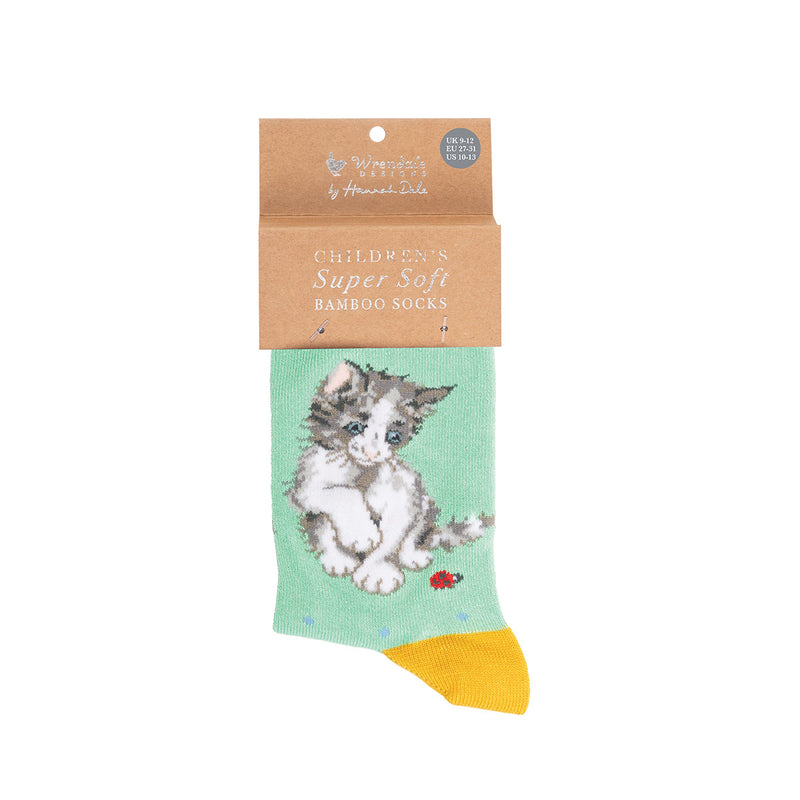 Cat Ladybird Childrens Socks