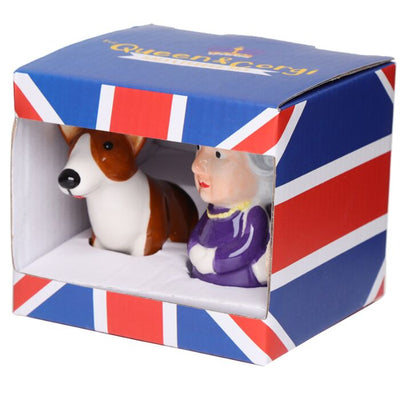 Queen & Corgi Salt & Pepper 👑