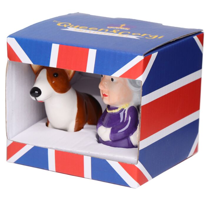 Queen & Corgi Salt & Pepper 👑