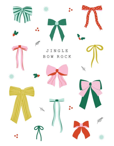 Jingle Bow Rock Card