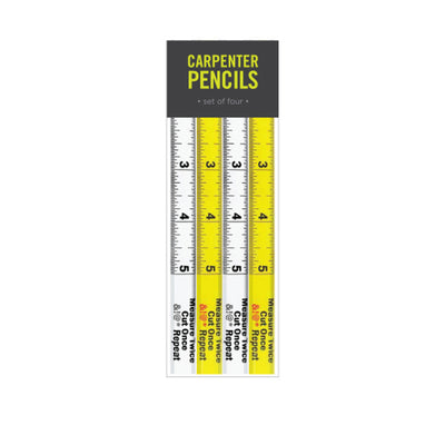 Cut Once - Set of 4 Carpenter Pencils