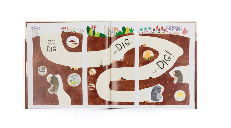 Muswell Mole and the Buried Treasure Book - Jellycat