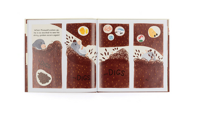 Muswell Mole and the Buried Treasure Book - Jellycat