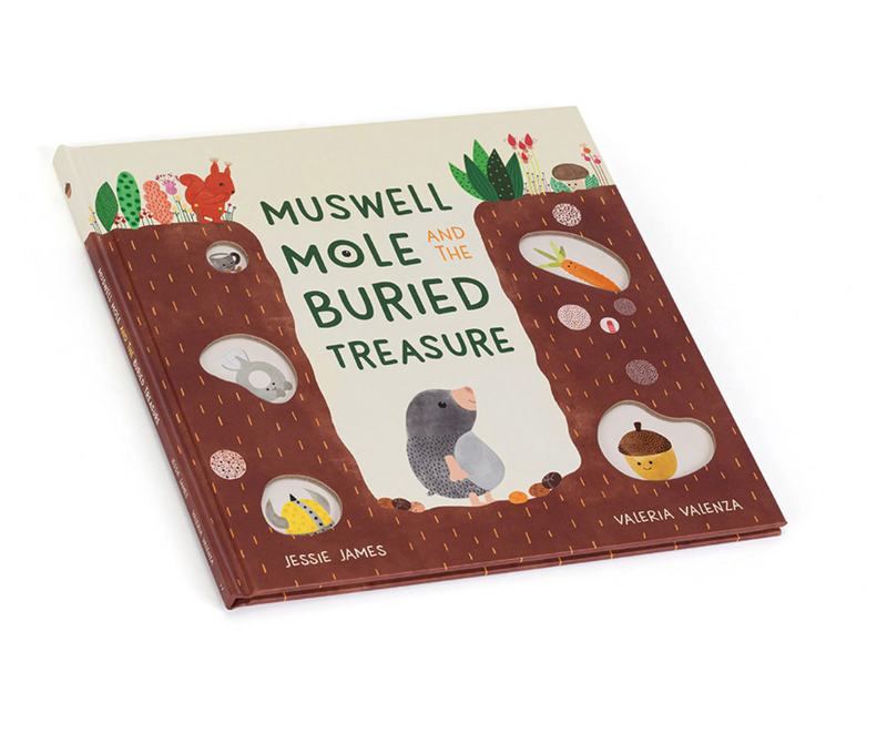 Muswell Mole and the Buried Treasure Book - Jellycat