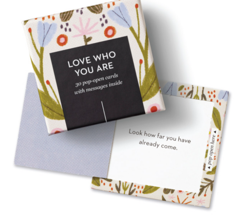 Love Who You Are ThoughtFulls: 30 Pop-Open Cards with Messages Inside