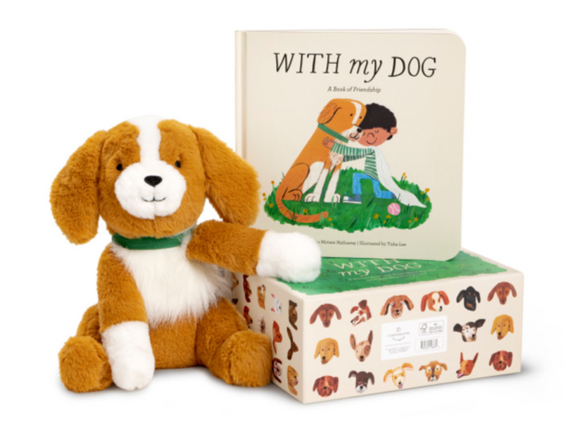 With My Dog - A Picture Book and Plush Gift Set