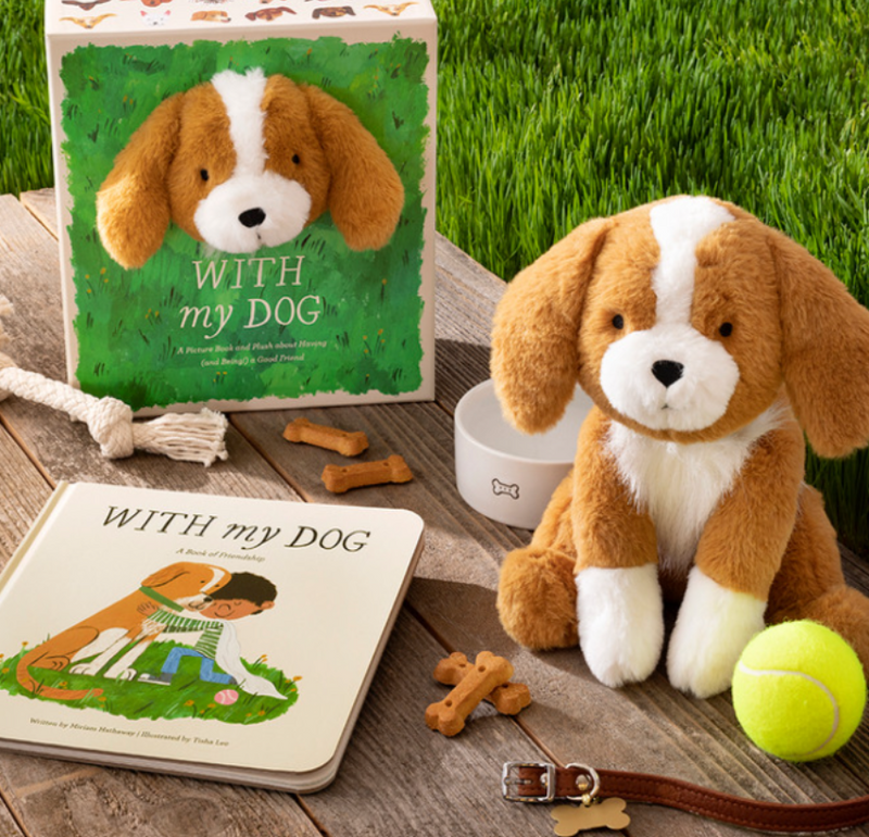 With My Dog - A Picture Book and Plush Gift Set