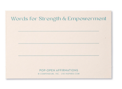 Pop-Open Affirmations