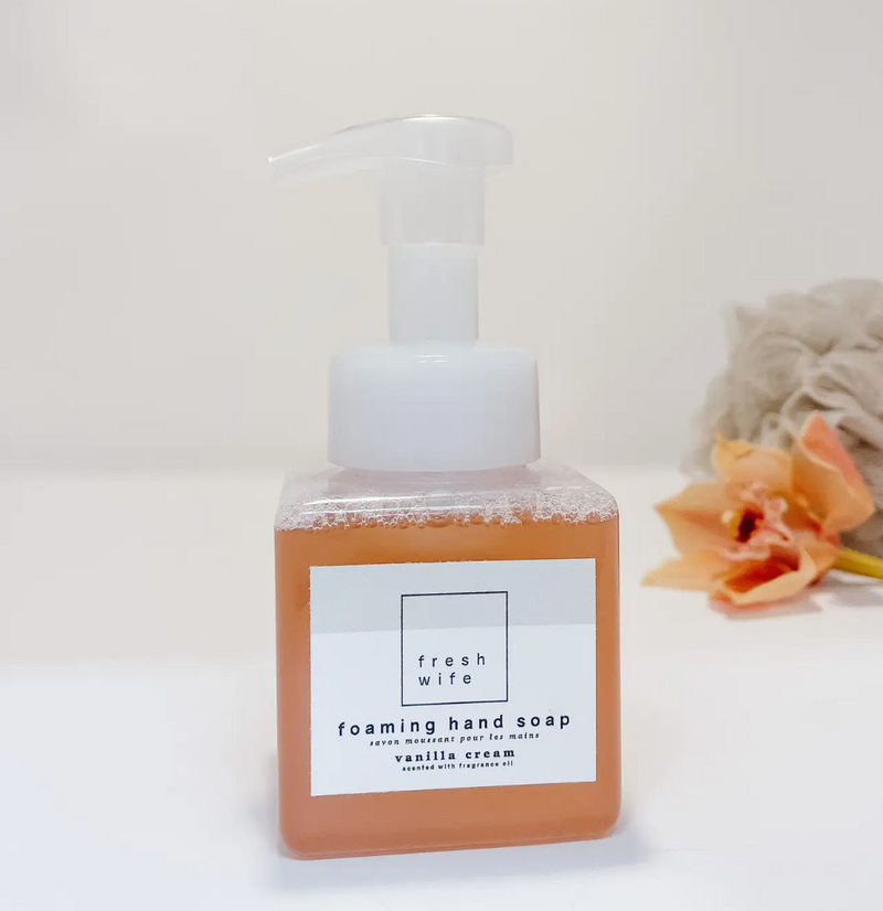 Vanilla Cream Foaming Soap- Made in Canada