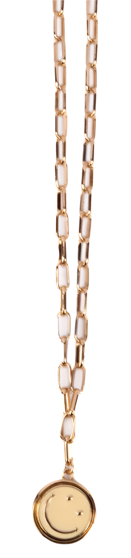 Boutique Chic All Smiles Spinner Necklace