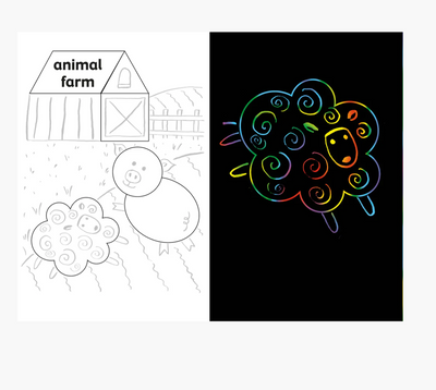 Scratch and Sketch Activity Book